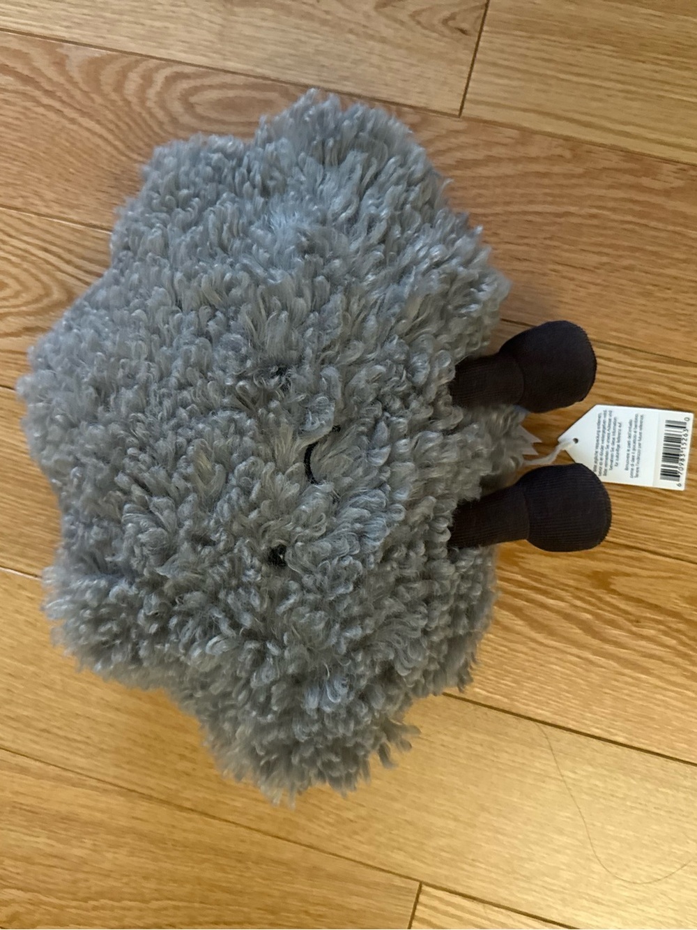 Jellycat Plush Grey cloud Stuffed Toy - Soft Fluffy storm cloud - Picture 2 of 3